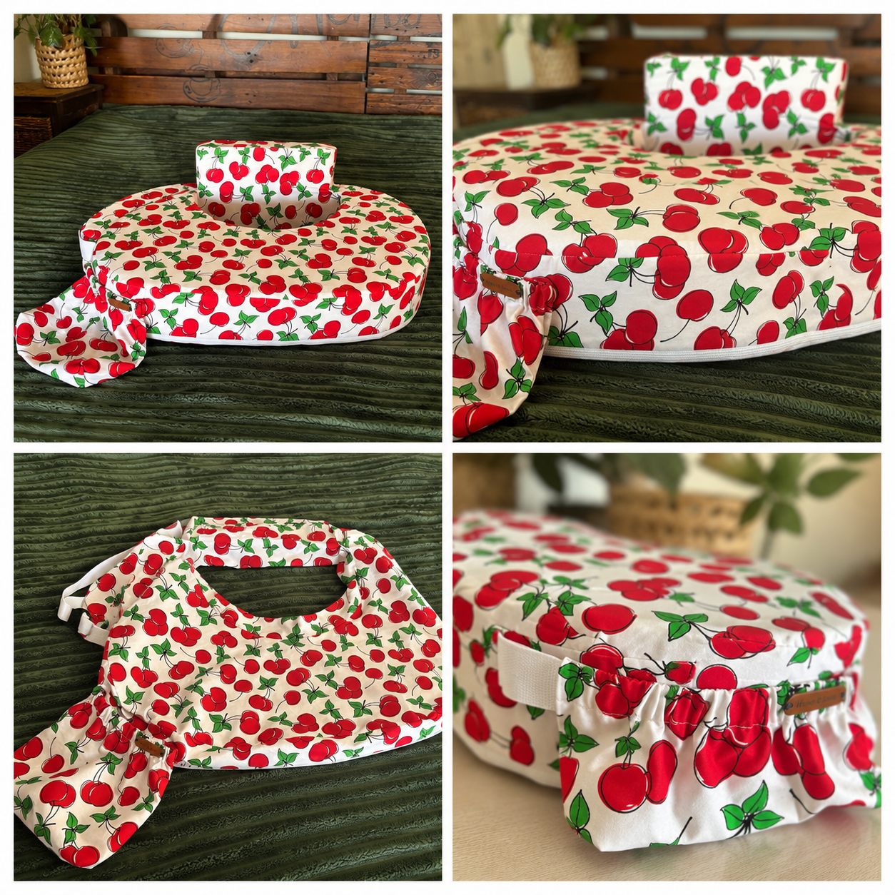 Nursing Pillow Slipcover | Wild Cherry