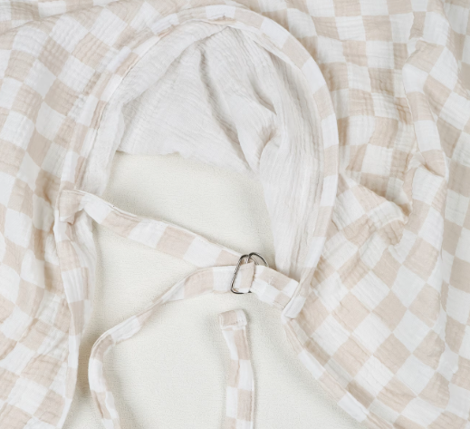 Honey & Loom | The Nursing Cover - Ivory Check