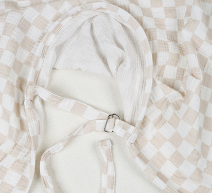 Honey & Loom | The Nursing Cover - Ivory Check