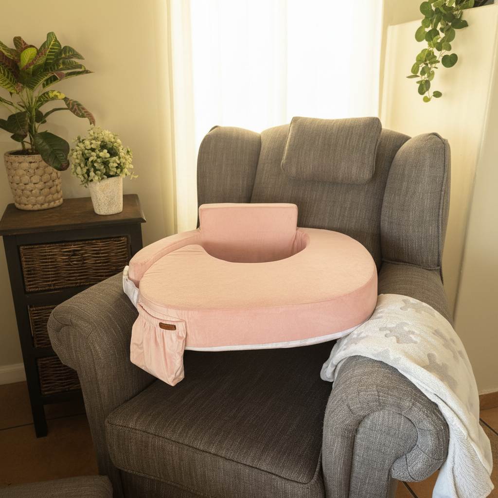 Pink pillow enhanced lighting